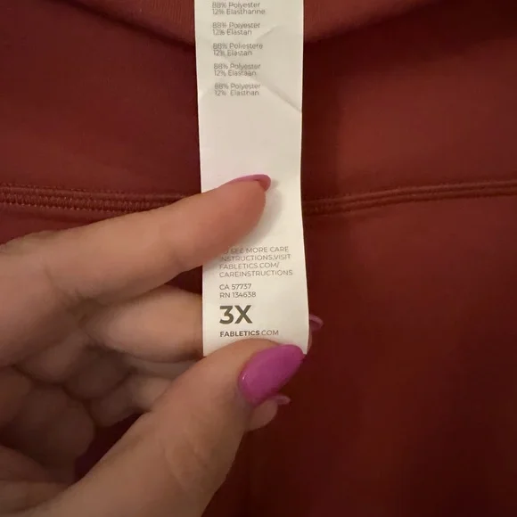 Fabletics Terracotta Leggings - Picture 4 of 7